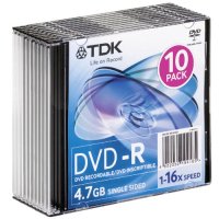DVD-R TDK t19420 10шт